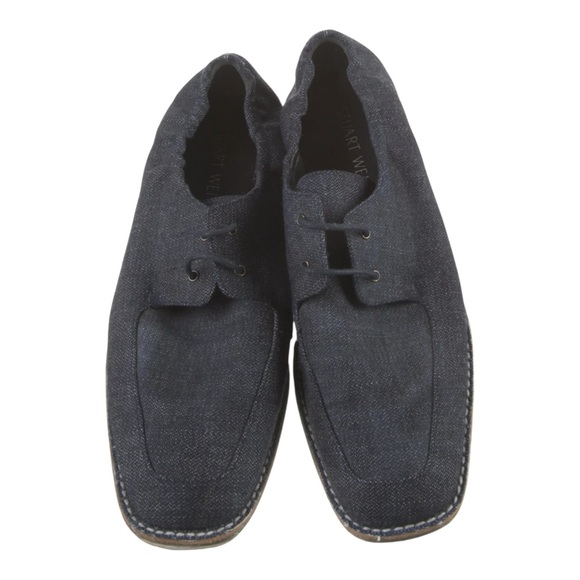 Stuart Weitzman Denim Oxfords Shoes Women's Size: 6.5 - Picture 3 of 16
